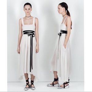 ZARA white maxi dress STUDIO COLLECTION